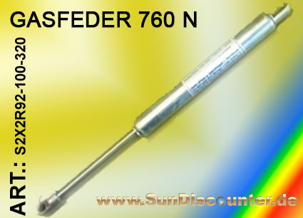 Gasduckfeder S2X2R92-100-320 / 760 N - 8809 preisgünstig gebraucht online  kaufen, Sundiscounter